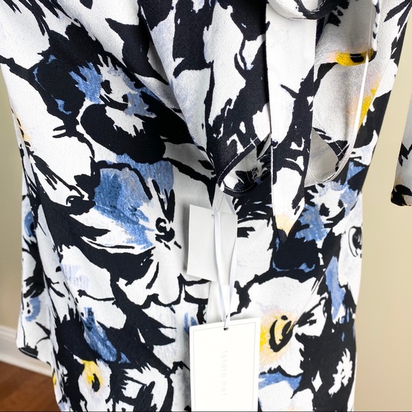 1.State One-Shoulder Floral Blouse - Picture 6 of 8